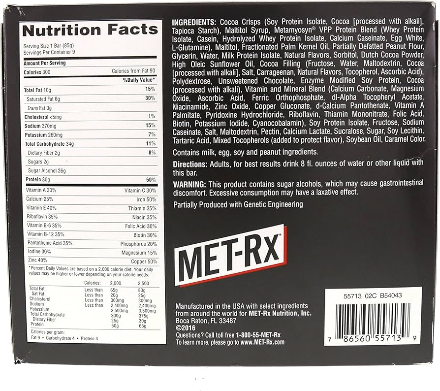 MET- Rx Protein Bar