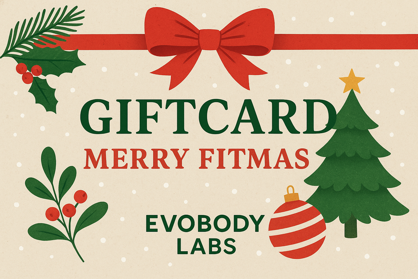 Merry Fitmas Limited Edition Gift cards